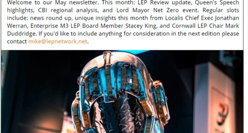LEP Network newsletter - May 2021